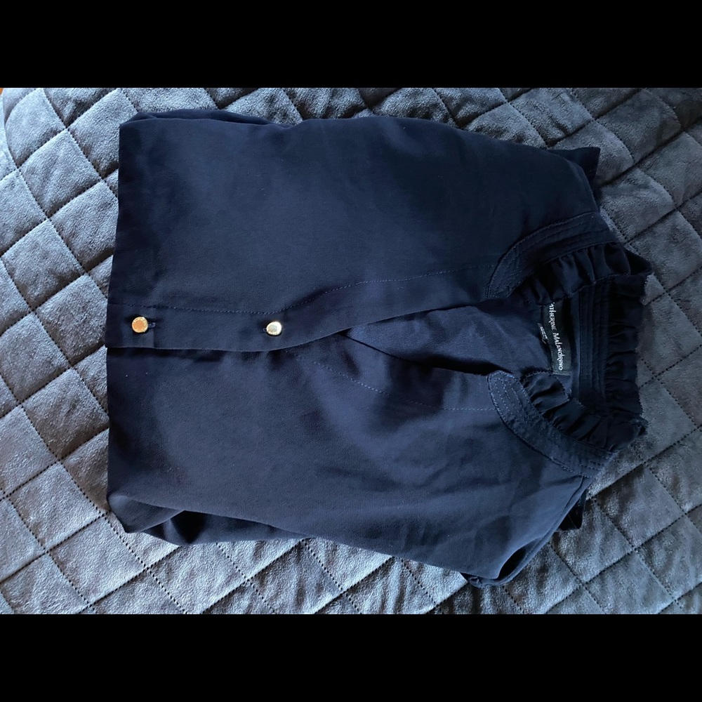 Navy Blue Blouse